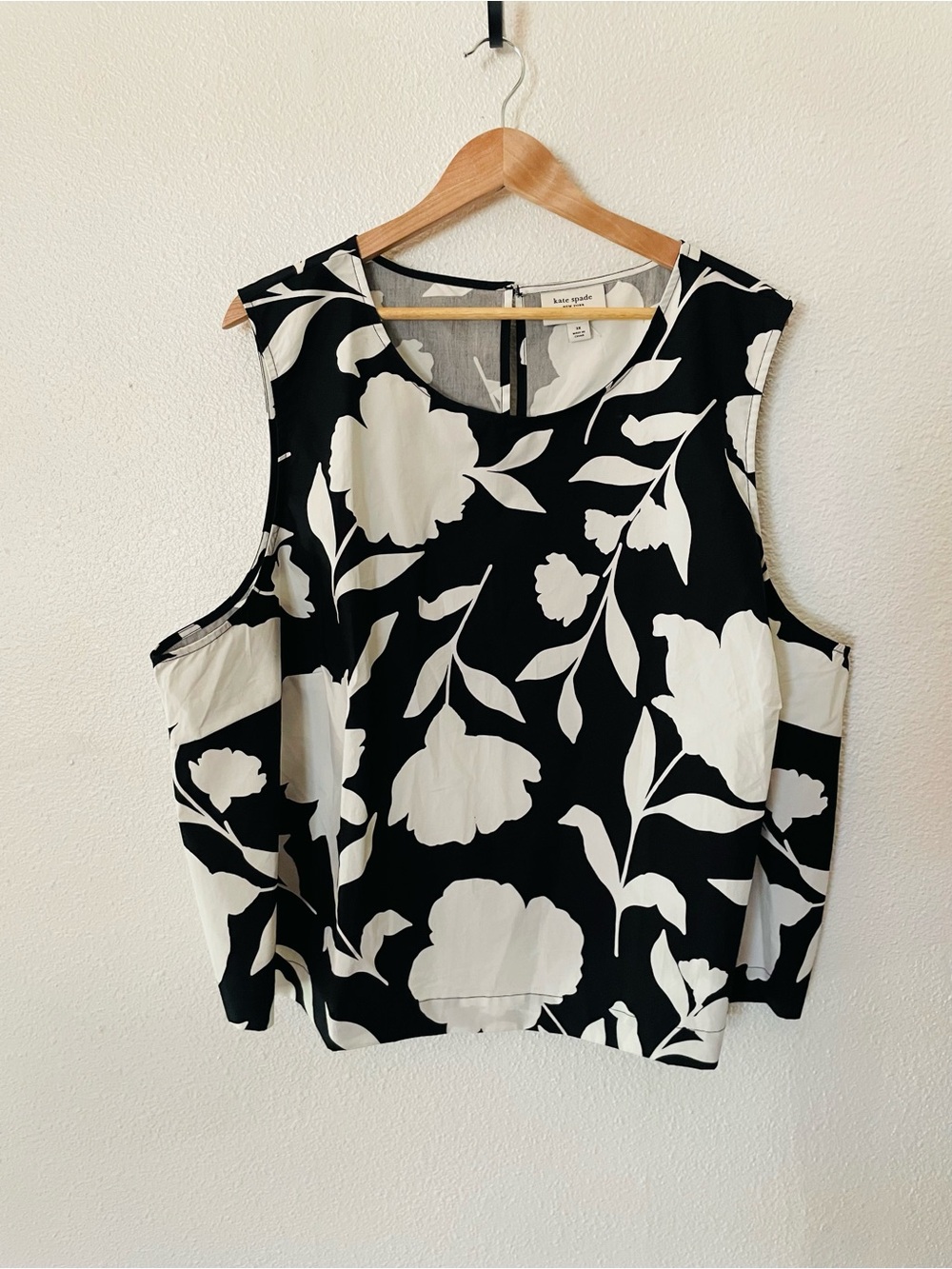 Kate Spade Target Floral Classic Rose Sleeveless Blouse Size 3X Plus